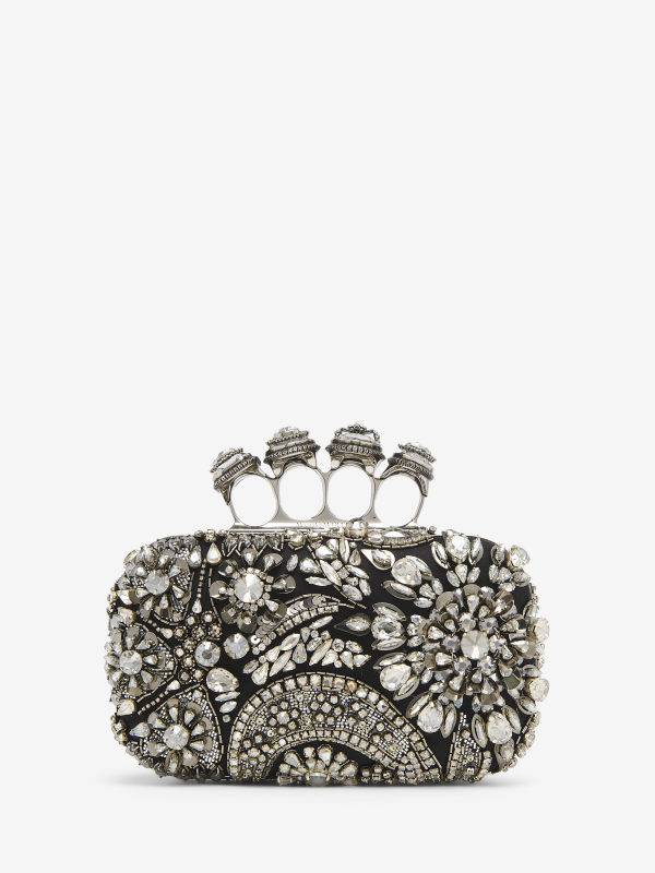 ALEXANDER MCQUEEN - Jewelled Spider Knuckle Clutch - Item 835584KR7821485